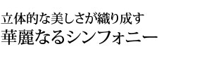 立体的な美しさが織り成す華麗なるシンフォニー