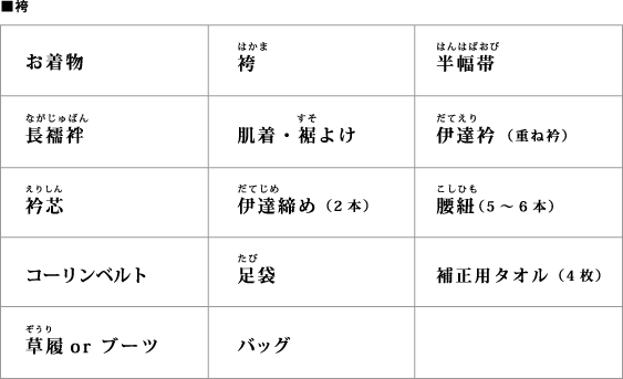 袴