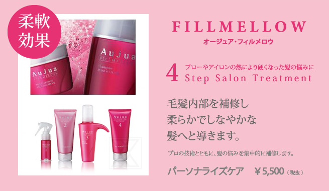 柔軟効果　オージュア・フィルメロウ5,500円